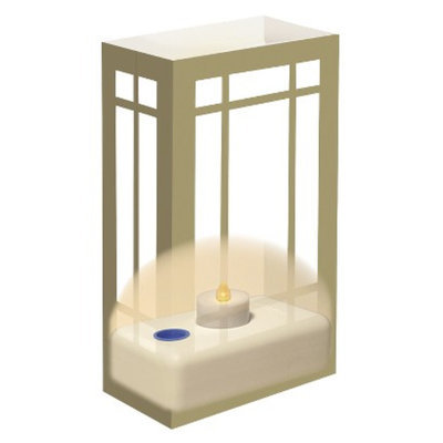 Lumabase Battery Light Luminaria Kit - Gold/White (12 Ct)