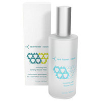 red flower nature therapeutic skincare ionizing vita toning flower mist