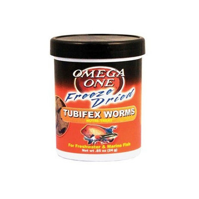 Omega OneTM Freeze Dried Tubifex Worms Nutri-TreatTM