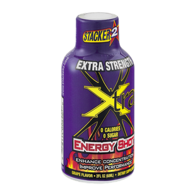 Stacker 2 Extra Strength Energy Shot Xtra Grape