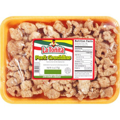 La Tonita Pork Cracklins, 6 oz