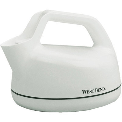 West Bend 6400 1 Quart Electric Whistling Teakettle