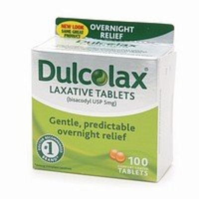 Dulcolax 5 mg laxative tablets for constipation - 100 ea