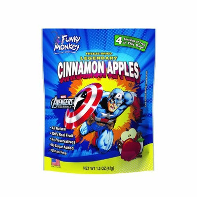 Funky Monkey Snacks, Legendary Cinnamon Apples, Captain America, 1.5 Ounce