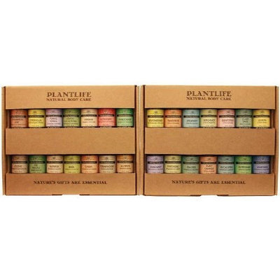 TOP 28 Essential Oil Gift Set for Daily Use - By Plantlife (28 10ml Comes in Storage Box) - Includes: Lavender, Tea Tree, Peppermint, Eucalyptus, Rosemary, Sweet Orange, Tangerine, Lemongrass, Grapefruit, Clary Sage, Bergamot, Lemon, Spearmint, Patchouli, Basil, Cinnamon Leaf, Citronella, Clove Bud, Fir Needle, Ylang Ylang, Sweet Marjoram, Nutmeg, Ginger, Geranium, Cedarwood, Lemon Eucalyptus, Allspice and Cassia