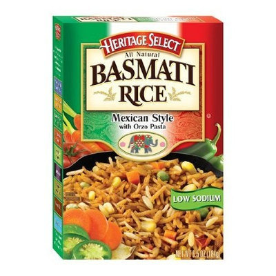 Heritage Select Basmati Rice, Mexican Style, 6.5-Ounce Boxes (Pack of 12)