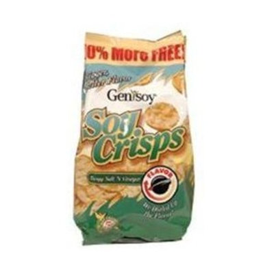 Genisoy Products Co. Tangy Salt `N Vinegar, 3.85-Ounce (Pack of 12)