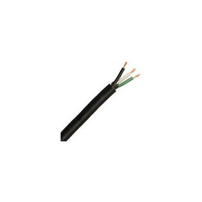 Coleman Cable Inc. 233896608 10 Gauge 3 SJEW Black Rubber Cable 100-Foot Cold Flex Rubber with No Gr