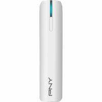 Pny T2200 PowerPack 2200mAh Portable Battery for iPhone & Smartphones - White - Charge On The Go