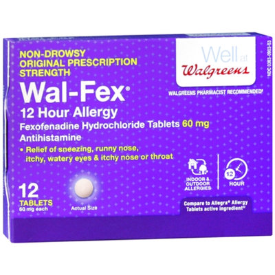 Walgreens Fexofenadine Hcl 60Mg Tablets