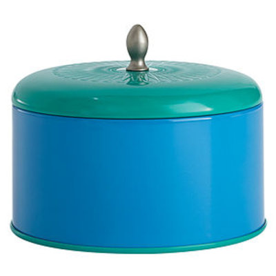 Illume Essential Color Block Tin Candle, Blue Coral, 11.9 oz