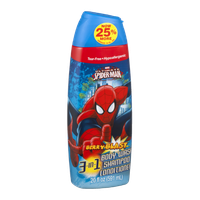 Marvel Ultimate Spiderman 3-In-1 Body Wash Shampoo Conditioner Berry Blast