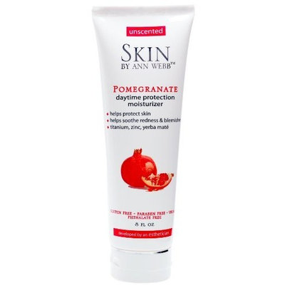 Skin By Ann Webb Unscented Moisturizer, Pomegranate, 8 Fluid Ounce
