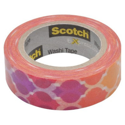 Scotch Washi Tape Red 10mX15mm