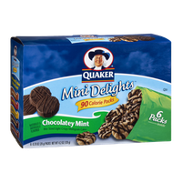 Quaker® Mini Delights 90 Calorie Packs Chocolatey Mint Bite Sized Multigrain Cakes