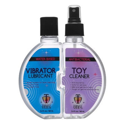 Xr Brands Trinity Vibrator Lube and Toy Cleaner Set