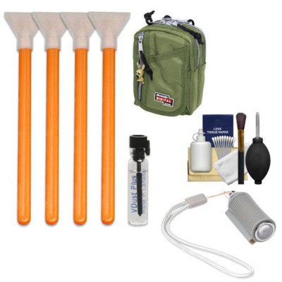 VisibleDust EZ Sensor Cleaning Kit for Size 1.6x (16mm) Digital SLR Cameras with 1ml Liquid vDust Plus & 4 Vswabs + Swablight + Case + Accessory Kit