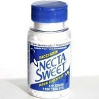 Necta Sweet 3 pack 1/2 grain 1000 saccharin tablets