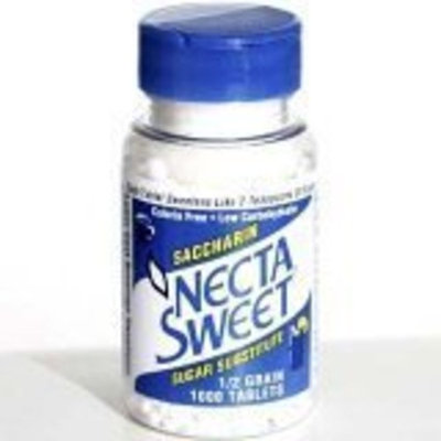 Necta Sweet 3 pack 1/2 grain 1000 saccharin tablets