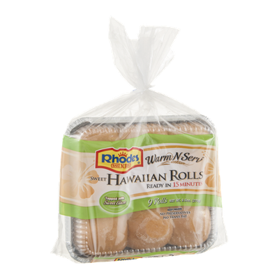 Rhodes Warm-N-Serv Hawaiian Rolls Sweet - 9 CT