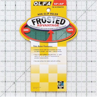 Olfa Frosted Advantage Non-Slip Ruler, The Alternative