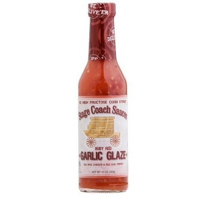 Stage Coach Red Ruby Garlic Glaze 8 oz. (Pack of 6)