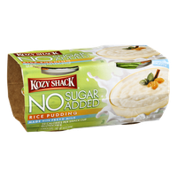 Kozy Shack No Sugar Added Pudding Cups Rice - 4 CT