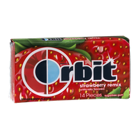 Orbit Sugar Free Gum Strawberry Remix
