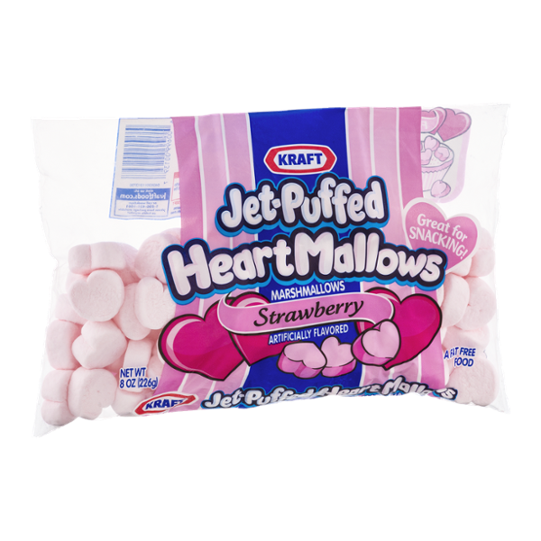 JetPuffed Heartmallows Strawberry Seasonal Marshmallows Reviews 2019