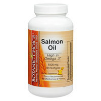 Botanic Choice Salmon Oil 1000 mg Dietary Supplement Softgels