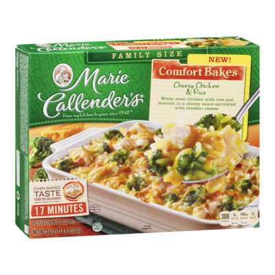 Marie Callender's Comfort Bakes Cheesy Chicken & Rice