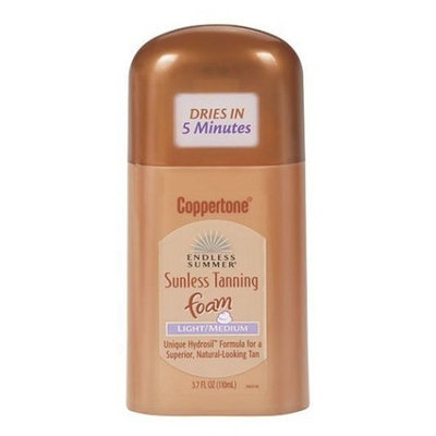 Coppertone Endless Summer Sunless Tanning Foam, Light/Medium - 3.7 fl oz