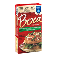 Boca Veggie Protein Bruschetta Tomato Basil Parmesan Veggie Patties - 4 CT