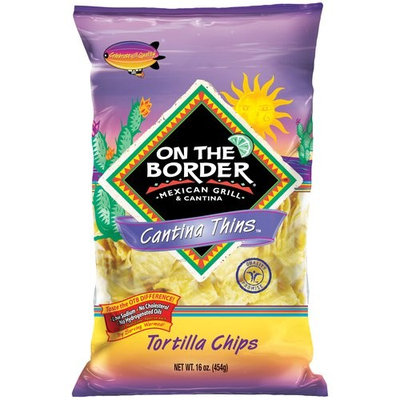 On The Border Mexican Grill & Cantina Thins Tortilla Chips, 16 oz