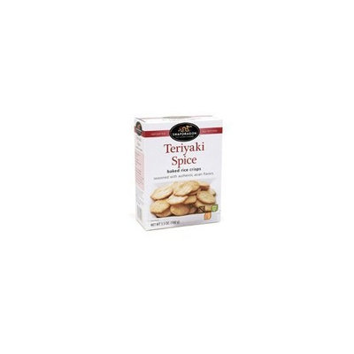 Snapdragon Baked Rice Crisps, Teriyaki Spice, 3.5-Ounce (Pack of 6)