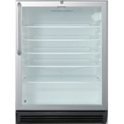 Summit SCR600BLTBADA 24 Stainless Steel Built-In Beverage Center - Right Hinge