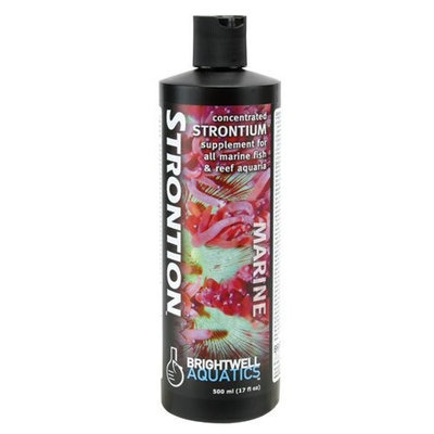 Mojetto Brightwell Aquatics ABASTR500 Strontion Liquid Salt Water Conditioners for Aquarium, 17-Ounce