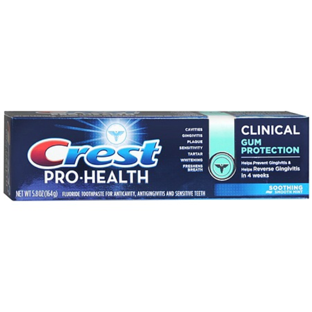 Crest Pro-Health Clean Mint Clinical Gum Protection Fluoride Toothpaste