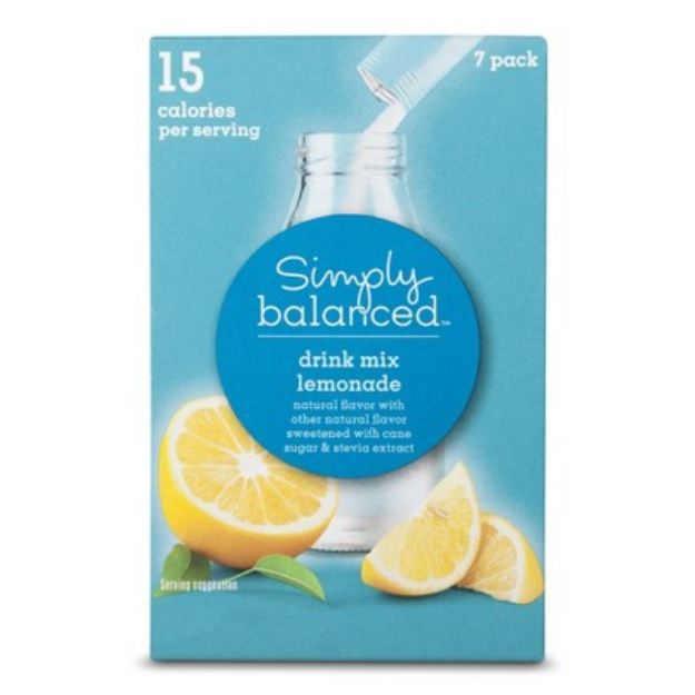 Simply Balanced Lemonade Drink Mix Packets 7 ct