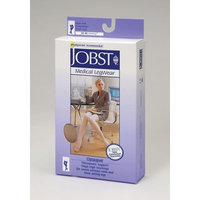 Jobst Women's Opaque 30-40 mmHg Open Toe Thigh High Extra Firm Support Stocking Size: Medium, Color: Classic Black