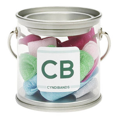 Cyndibands CyndiBands Mini Paint Tin with 6 Hair Ties, Spring, 1 ea