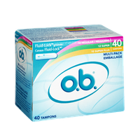 O.B. Multi-Pack Regular/Super/Super Plus Tampons - 40 CT