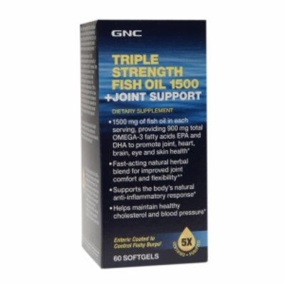 Gnc GNC Triple Strength Fish Oil 1500 + Joint Support