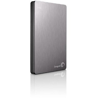 Seagate Backup Plus 1TB Slim Portable External Hard Drive, Silver