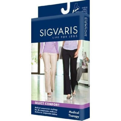 Sigvaris 860 Select Comfort Series 30-40 mmHg Women's Closed Toe Pantyhose Size: S4, Color: White 00