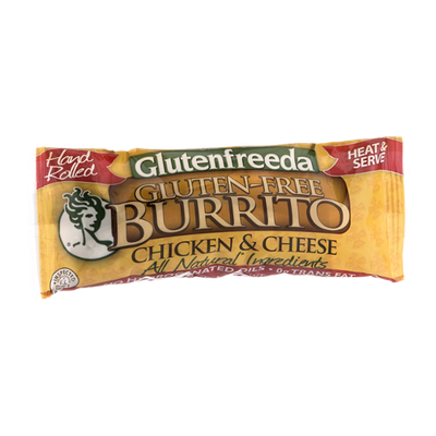 Glutenfreeda Gluten Free Burrito Chicken & Cheese