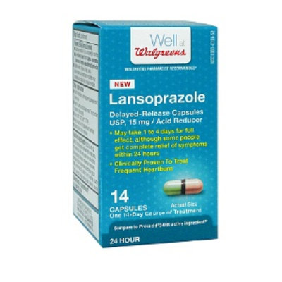 Walgreens Lansoprazole 15 mg Acid Reducer Capsules
