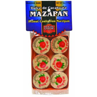 Mucho Sabor Mazapan, Dulce de Cacahuate, 6.0-Ounce Bags (Pack of 6)