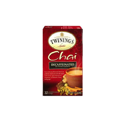TWININGS® OF London Decaffeinated Chai Tea Bags
