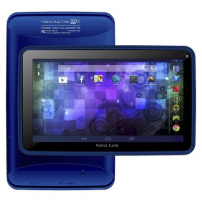 Visual Land Prestige 9D Dual Core 8GB Android 4.2 Tablet - Blue